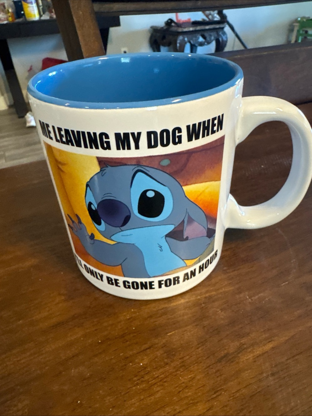 Disney stitch  Ceramic Dog Lover Mug - Cute Cartoon Design